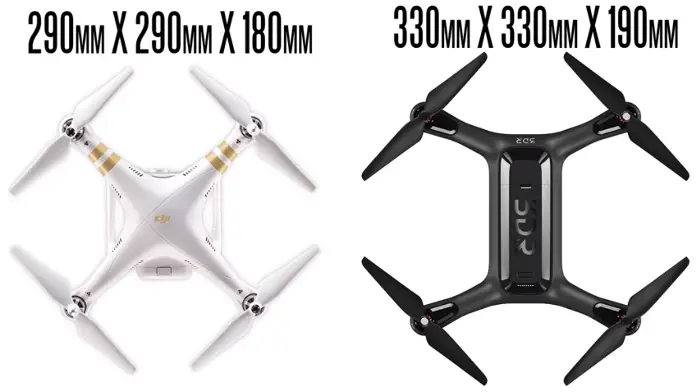 DJI Drohne vs 3DR Drohne