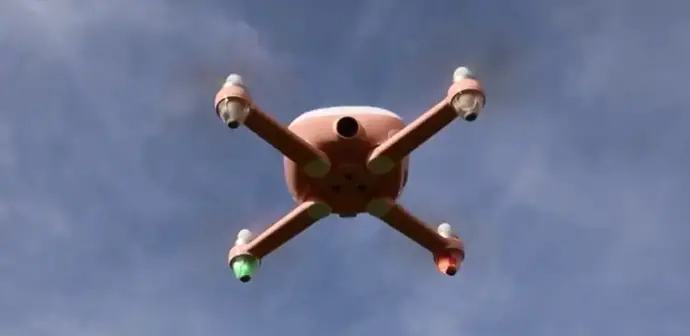 Drohne onv unten