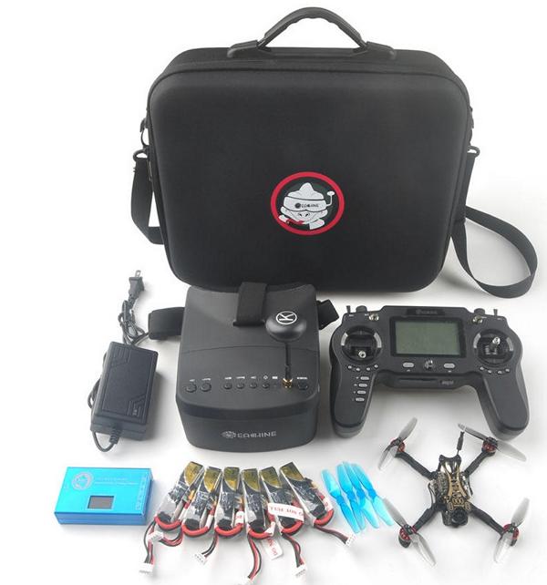 Lieferumfang in der Fly-More Version Eachine Novice 3